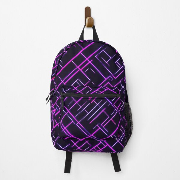 Item preview, Neon Geometric Tech Lines Pattern Design designed and sold by MindM.