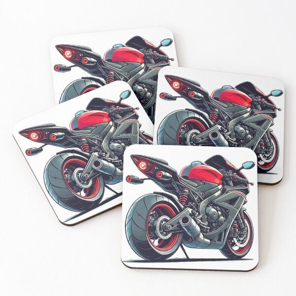 Item preview, Red Sportsbike Backview designed and sold by KaelConcepts.