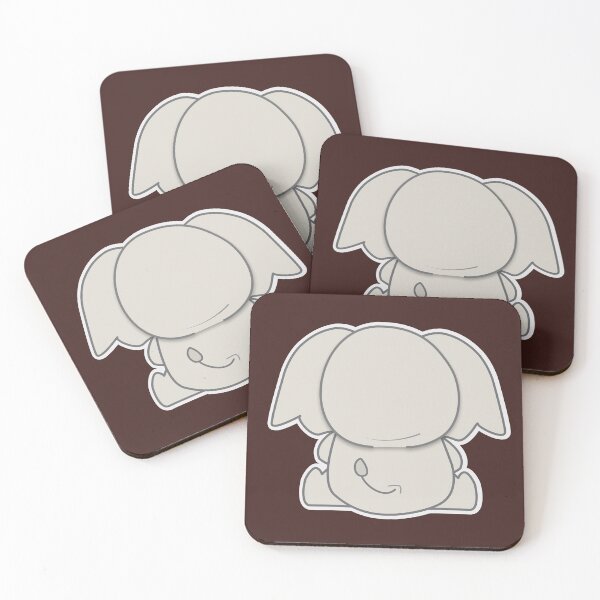 Item preview, Kiana Cute & Adorable Baby Elephant Sitting with Its Back Turned - No Hugs Right Now, Please designed and sold by NAMITRA.