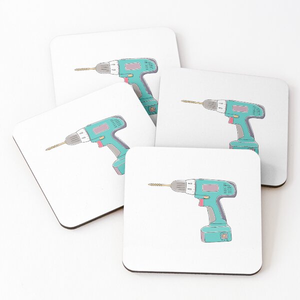 Item preview, Doodle of a cordless power drill designed and sold by rasagamastore.