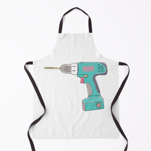 Item preview, Doodle of a cordless power drill designed and sold by rasagamastore.