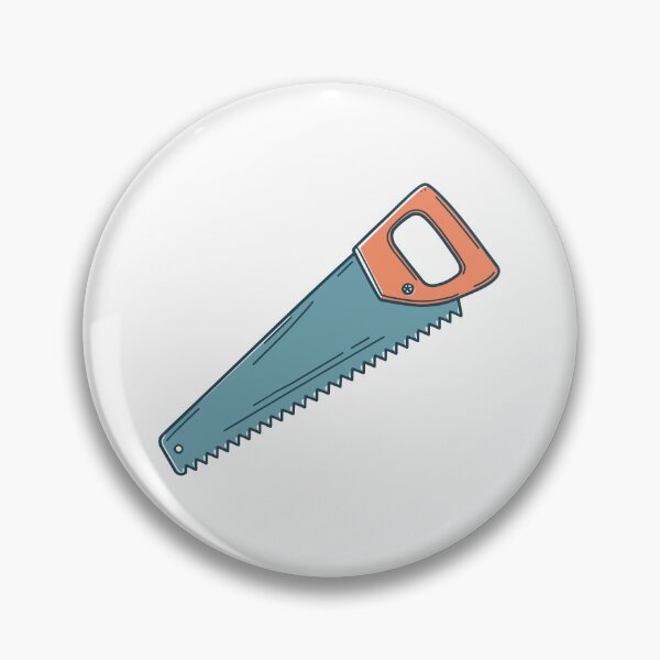 Item preview, Doodle of a saw tool designed and sold by rasagamastore.