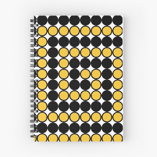 Item preview,  Black and yellow dots spiral pattern designed and sold by GetItGiftIt.