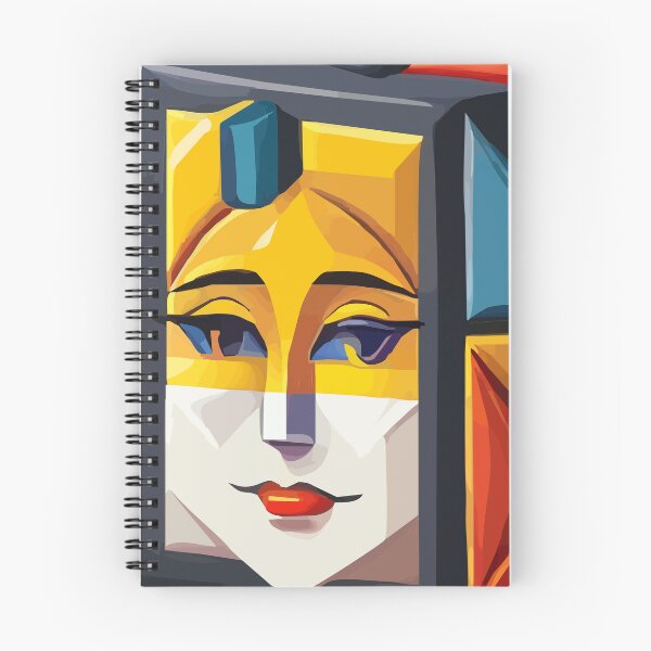 Item preview, cubist emoji designed and sold by Andre Faubert.