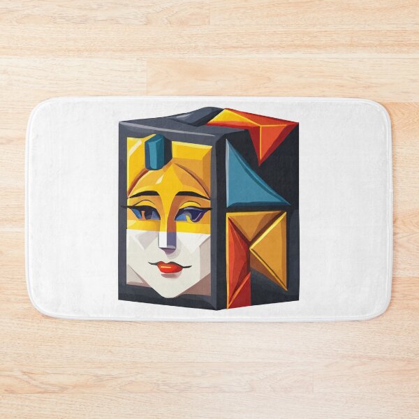 Item preview, cubist emoji designed and sold by Andre Faubert.
