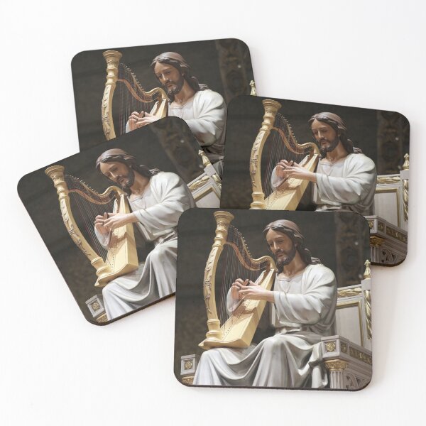 Item preview, "JESUS PLAYING HARP ". CHRISTIAN HARP LOVERS  designed and sold by Obinne.