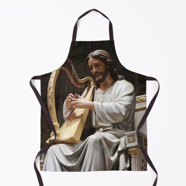 Item preview, "JESUS PLAYING HARP ". CHRISTIAN HARP LOVERS designed and sold by Obinne.