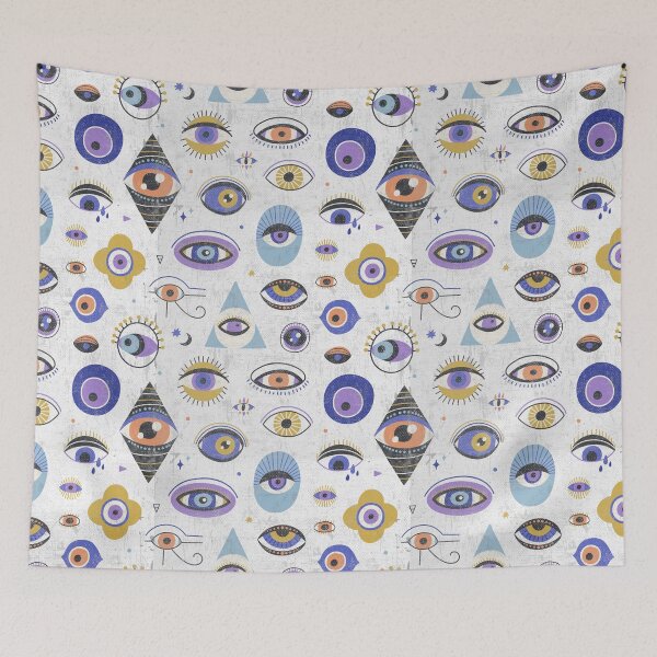 Item preview, EVIL EYE PATTERN designed and sold by larissa-myrie.