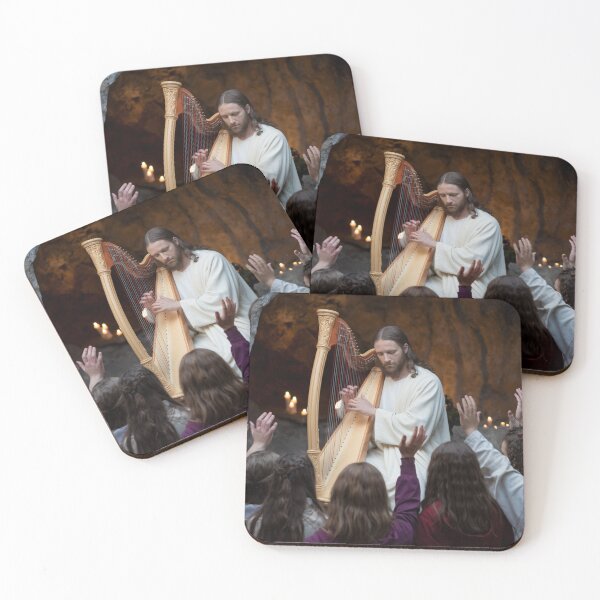 Item preview, "JESUS PLAYING HARP ". CHRISTIAN HARP LOVERS  designed and sold by Obinne.