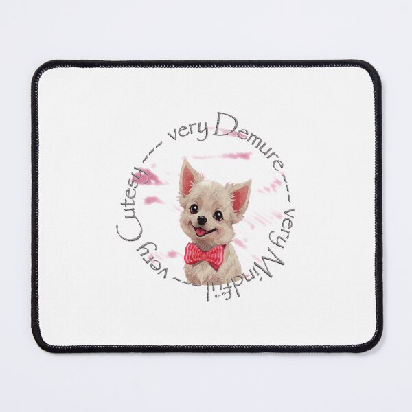 Item preview, very Demure very Mindful very Cutesy cute dog designed and sold by Hen-C-Art.