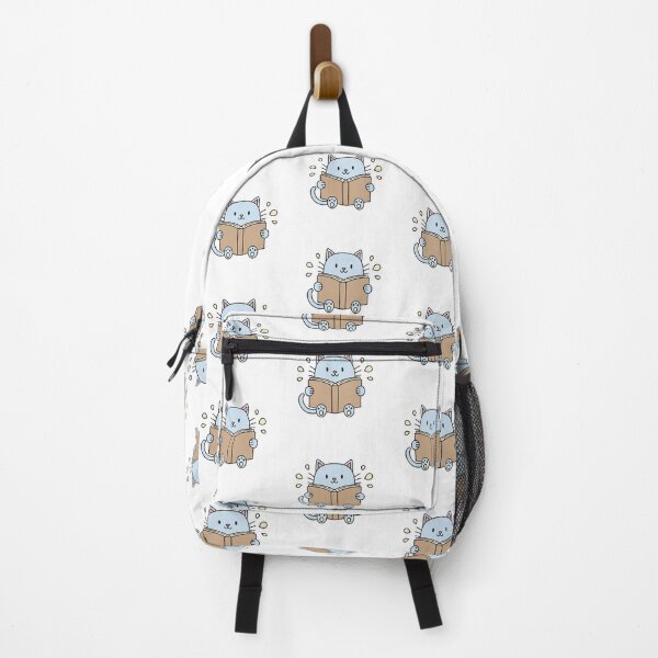 Item preview, Doodle of a cat reading a book designed and sold by rasagamastore.