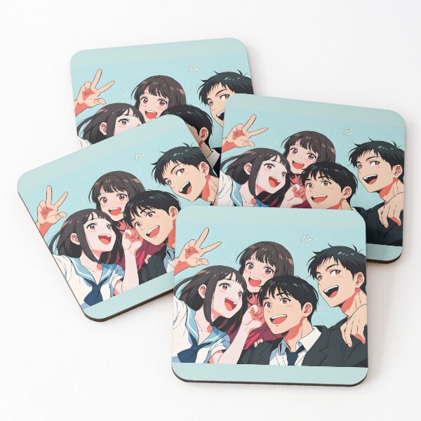 Item preview, Best friends anime designed and sold by Mrwolf-designs.