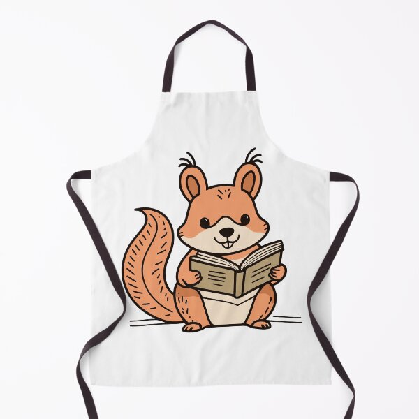 Item preview, Cute squirrel reading a book designed and sold by rasagamastore.