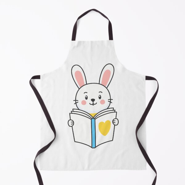 Item preview, cute rabbit reading a book designed and sold by rasagamastore.