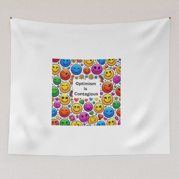 Item preview, Optimism is Contagious designed and sold by Monem-RASH.