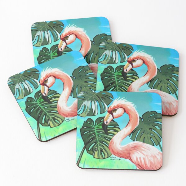 Artikelvorschau, FLAMINGO-VOGEL IM PARADIES entworfen und verkauft von inarausch2023.