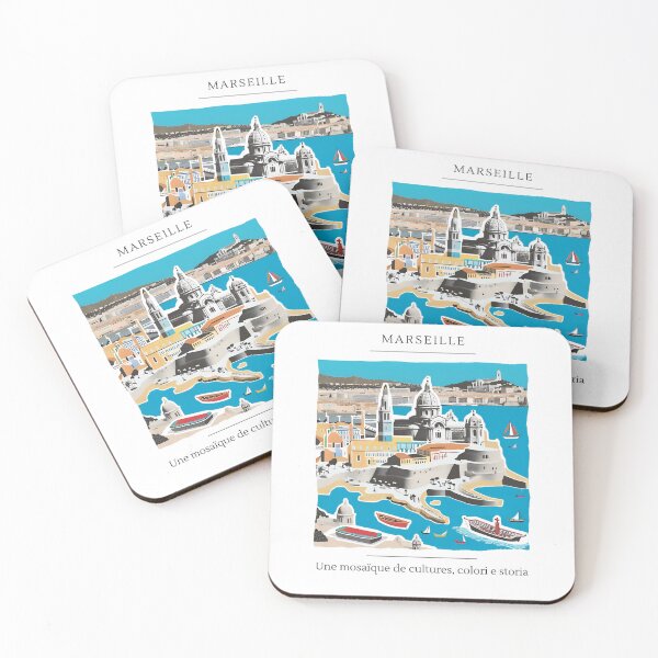 Item preview, Marseille Landmarks designed and sold by vitrar.