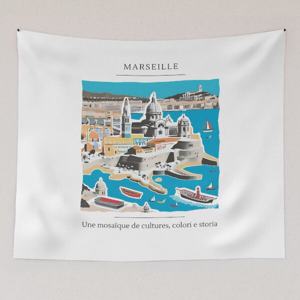 Item preview, Marseille Landmarks designed and sold by vitrar.