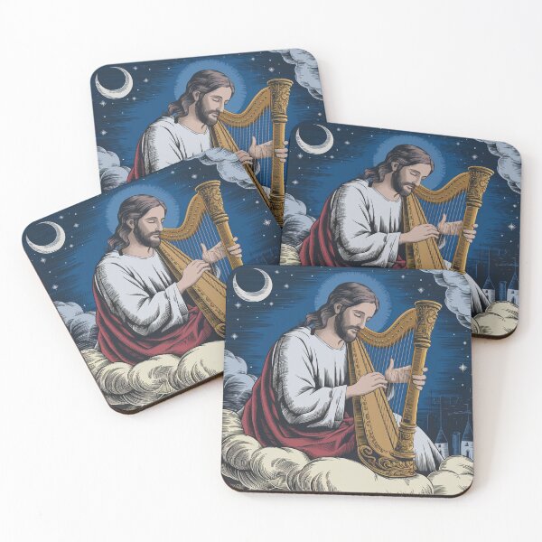 Item preview, "JESUS PLAYIN HARP  designed and sold by Obinne.