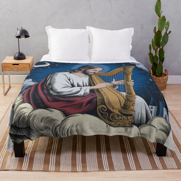 Item preview, "JESUS PLAYIN HARP designed and sold by Obinne.