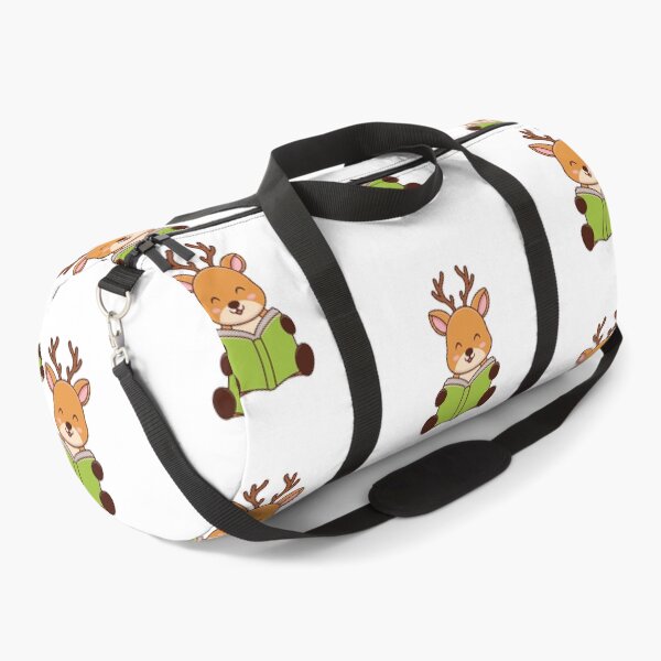 Item preview, Doodle of a cute deer reading a book designed and sold by rasagamastore.