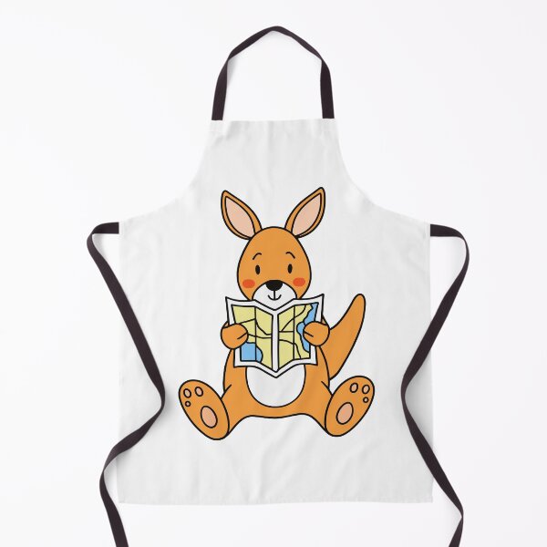 Item preview, Doodle illustration of a cute kangaroo reading a book designed and sold by rasagamastore.