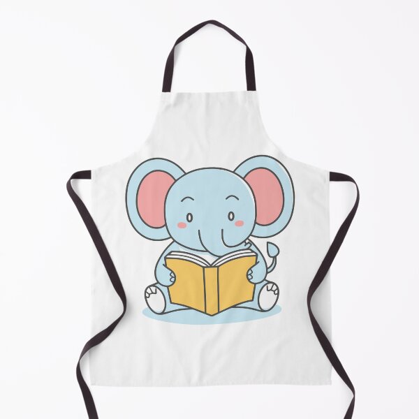 Item preview, Cute elephant reading a book designed and sold by rasagamastore.