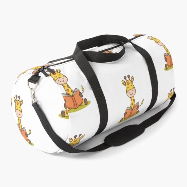 Item preview, Doodle illustration of a cute giraffe reading a book designed and sold by rasagamastore.