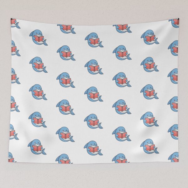 Item preview, cute dolphin reading a book designed and sold by rasagamastore.