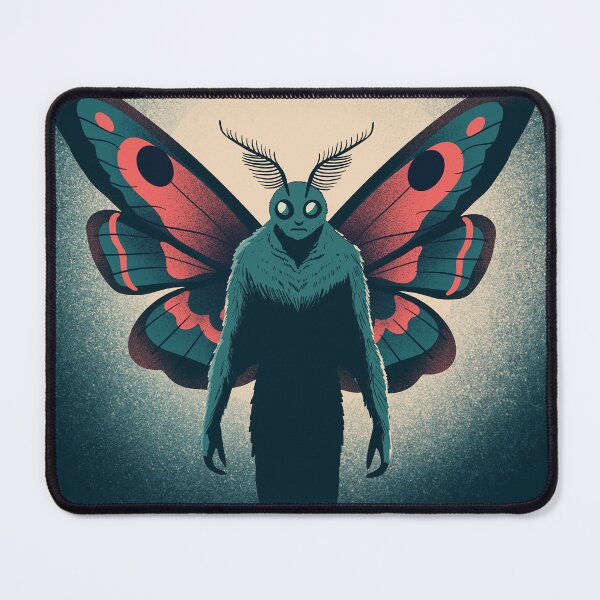 Item preview, Mothman Poster Cryptid Legend Illustration designed and sold by Arctic frame studio.