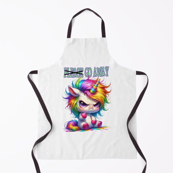 Item preview, Angry grumpy unicorn with sarcastic text designed and sold by LoneAngel.