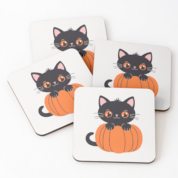 Item preview, Pumpkin black cat - Pumpkin Kitty designed and sold by RANDOMNESS.