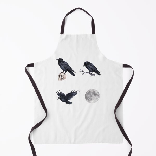 Item preview, Trendy Black raven crow ,skull and moon Pack  designed and sold by SOUFIANE1991.