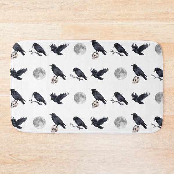 Item preview, Trendy Black raven crow ,skull and moon Pack  designed and sold by SOUFIANE1991.