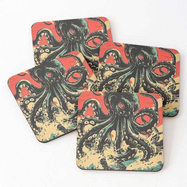 Item preview, Fury of the Kraken designed and sold by Retro Type.