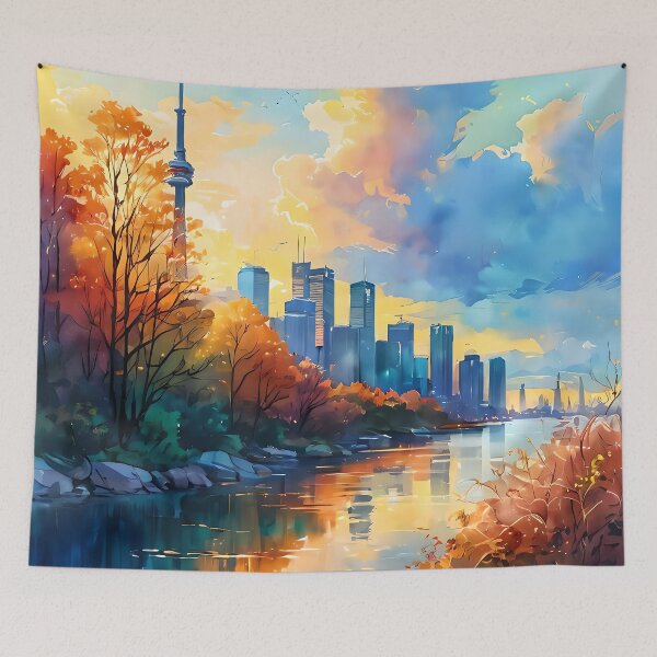 Item preview, Artistic Impression Of Relaxing Toronto designed and sold by MMDigitalArt.