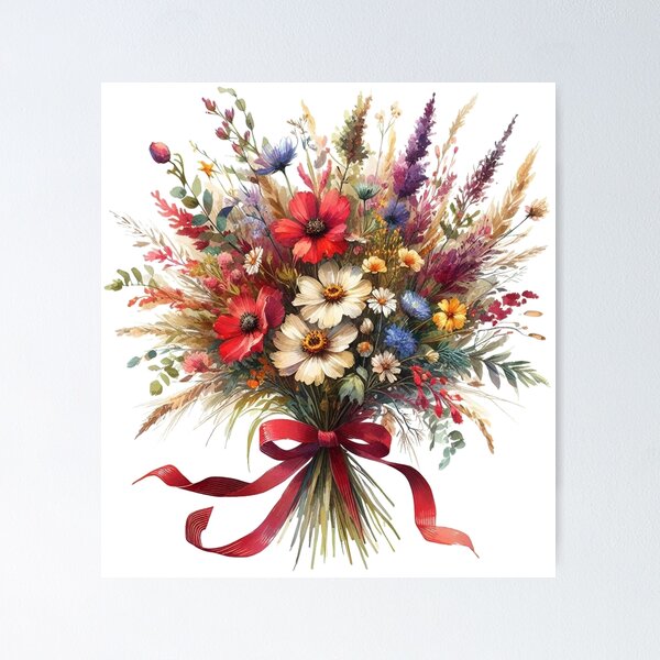 Aperçu de l'œuvre Bouquet de fleurs créée et vendue par clarkfraser.