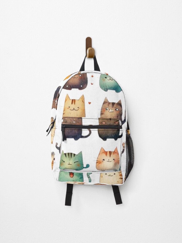 Thumbnail 1 of 3, Backpack, Cat pattern designed and sold by Ash44444.