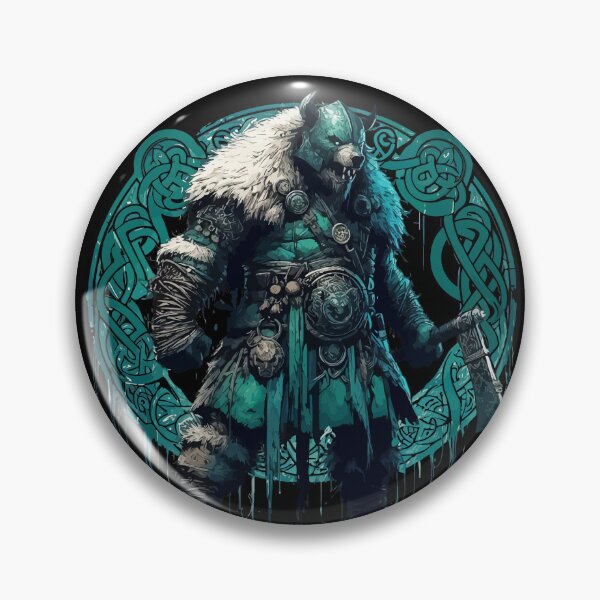 Item preview, Viking Warrior Bear Knotwork designed and sold by TomFrontierArt.