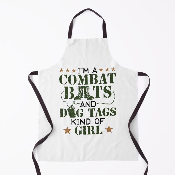 Item preview, I'm a Combat Boots and Dog Tags Kind of Girl Military Women designed and sold by jaygo.