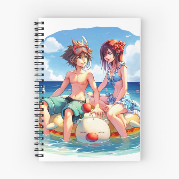 Item preview, Sora and Kairi at the beach designed and sold by Lali-Holley.