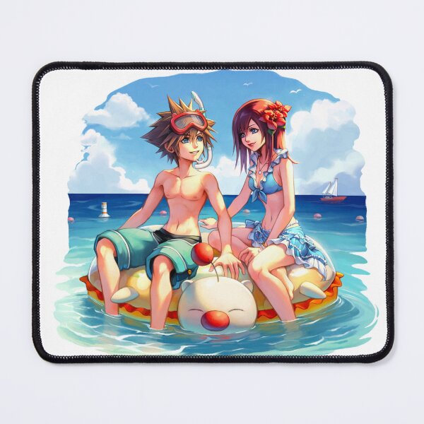 Item preview, Sora and Kairi at the beach designed and sold by Lali-Holley.