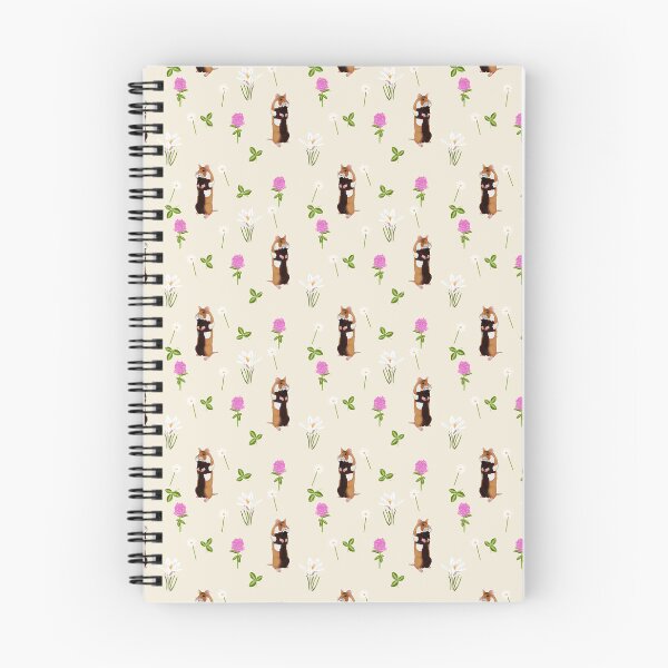 Item preview, European hamster in a flower filled meadow (cream) designed and sold by Naty Design Prague.