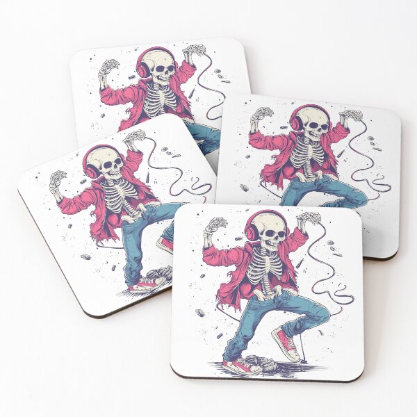 Item preview, Dancing Skeleton - Groovin' Skeleton DJ designed and sold by VividDesignsArt.