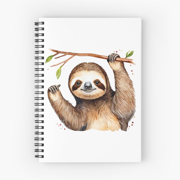 Item preview, Trendy sloth, Watercolor Sloth on Branch  designed and sold by SOUFIANE1991.