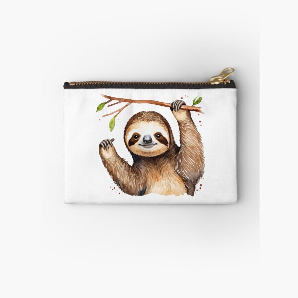 Item preview, Trendy sloth, Watercolor Sloth on Branch  designed and sold by SOUFIANE1991.