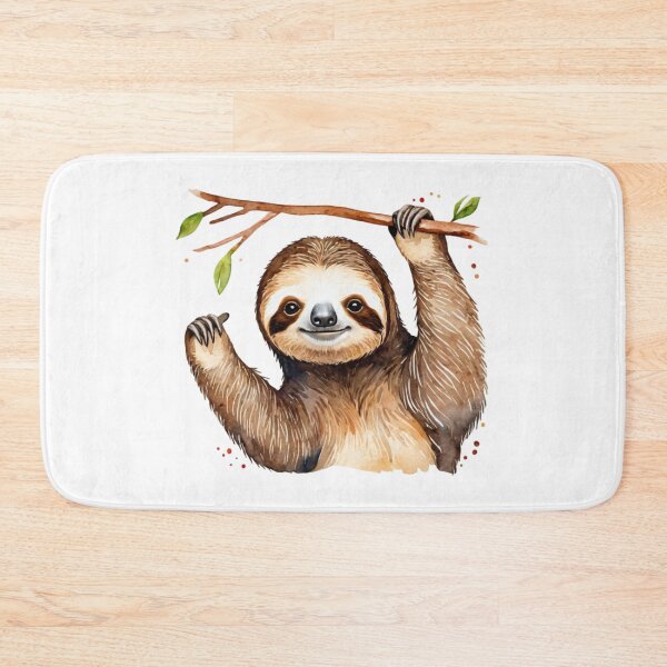 Item preview, Trendy sloth, Watercolor Sloth on Branch  designed and sold by SOUFIANE1991.