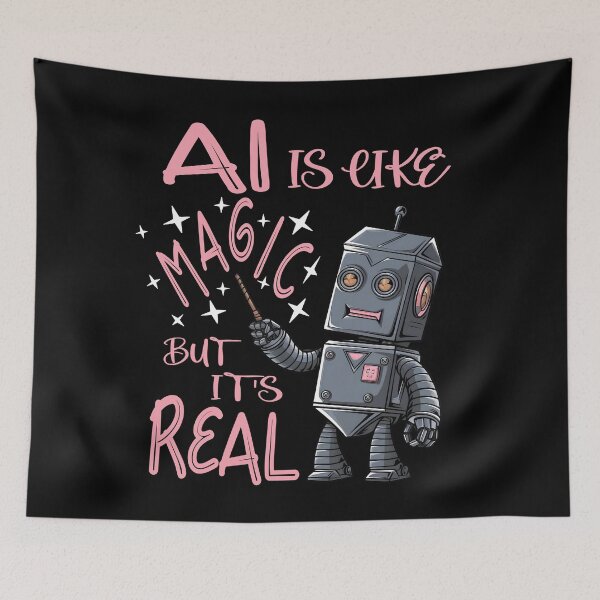 Item preview, AI is like magic but its real  designed and sold by Colorfulman.