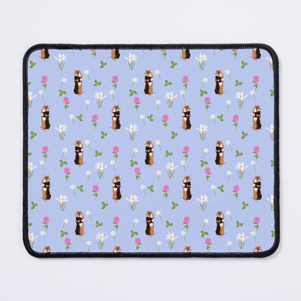 Item preview, European hamster in a flower filled meadow (lilac) designed and sold by Naty Design Prague.