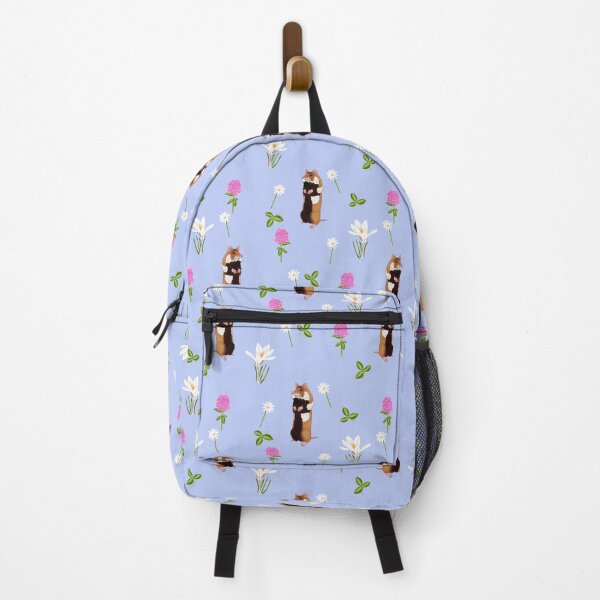 Item preview, European hamster in a flower filled meadow (lilac) designed and sold by Naty Design Prague.